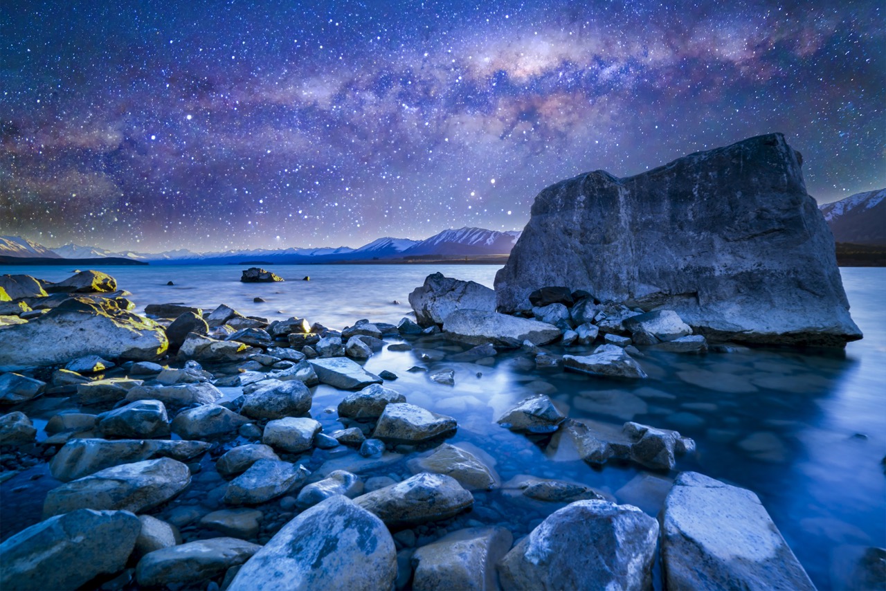 Lake Tekapo/Tākapo at night 